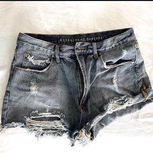 Denim shorts